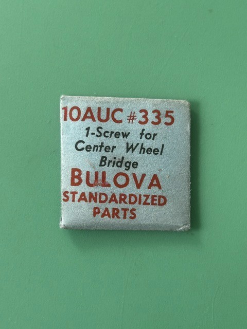 Bulova – 10 Caliber – Series – Assorted Models & Parts – NOS – Original Pack
