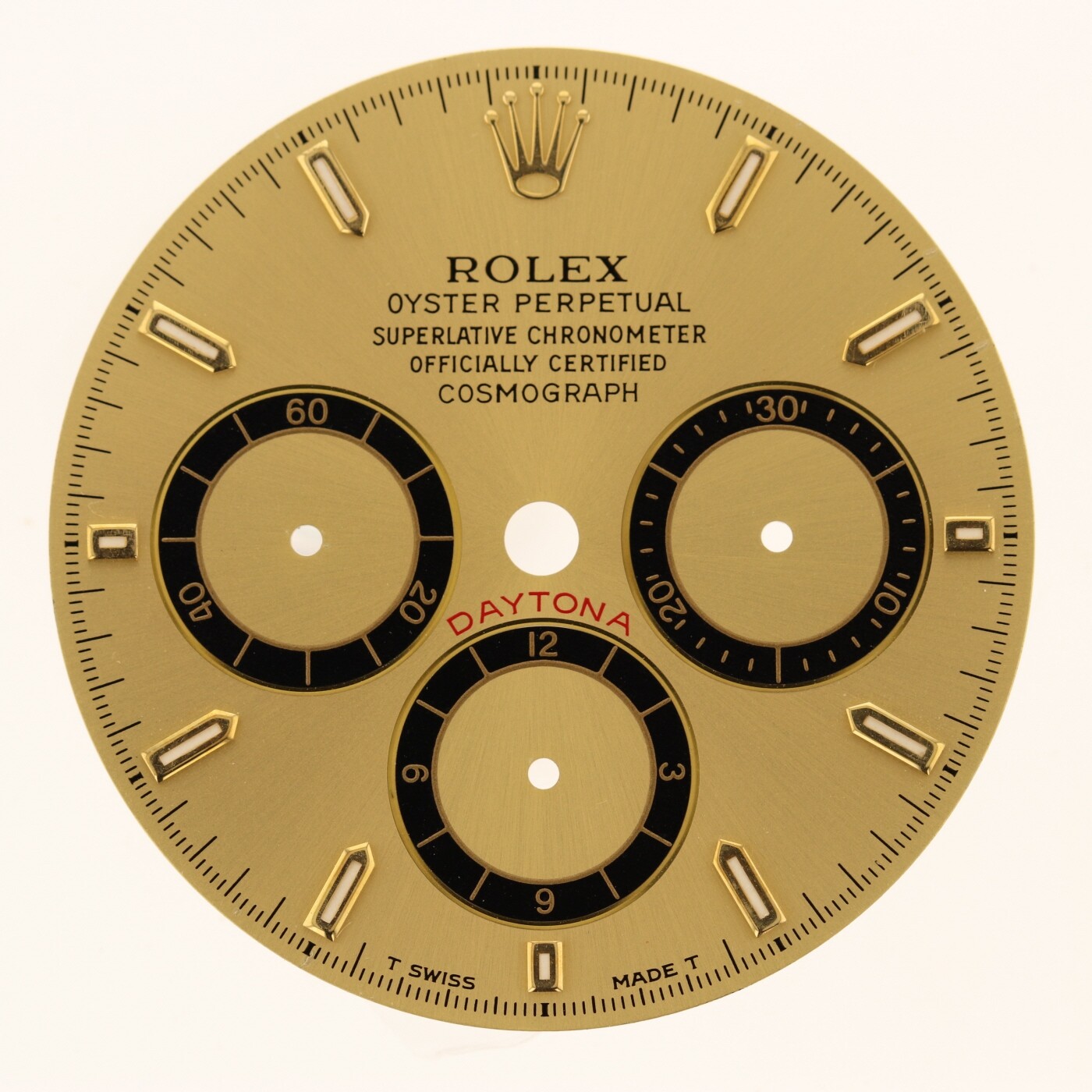 Rolex Dial Daytona Zenith Inverted 6 Mark III Yellow Gold 16523 16518 16528