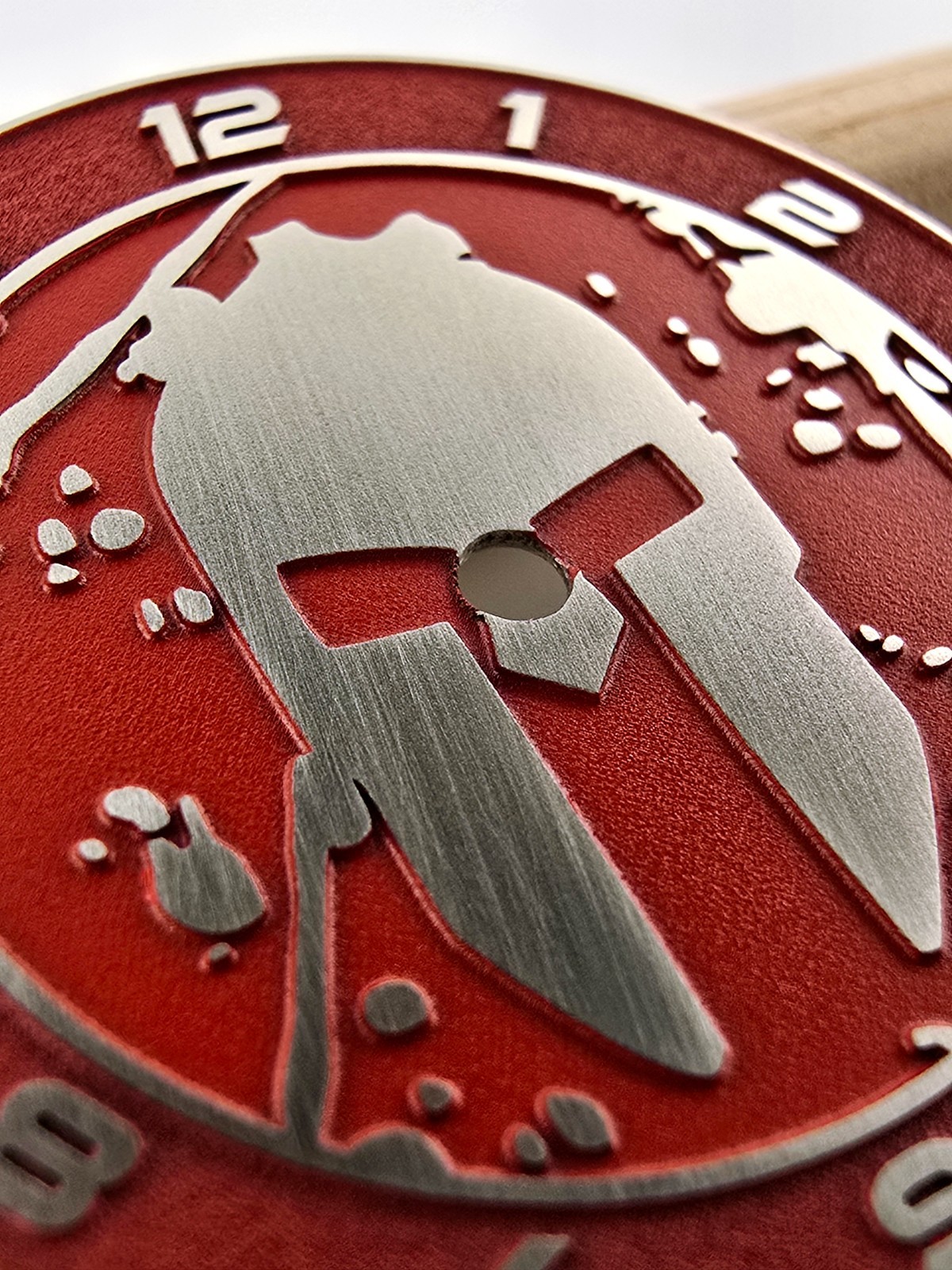 Custom-Made Laser Engraved Watch Dial | SPARTAN RACE – Order any designsize