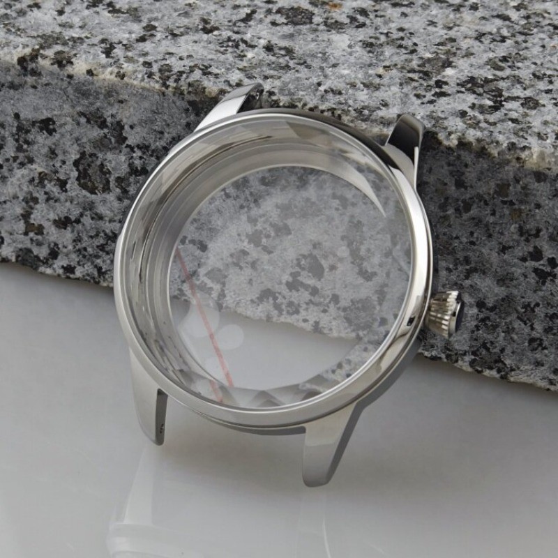 33MM Ladies Mod Stainless Steel Watch Case + Watch Band Fits NH35 NH36 NH38 5ATM