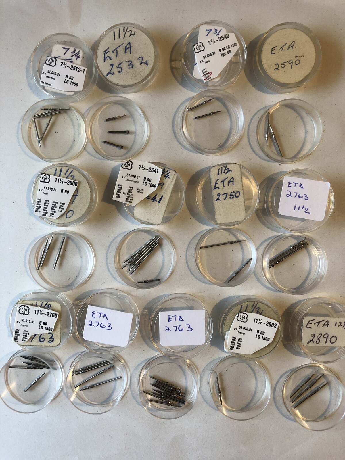 ETA original watch winding stems Part Number 401 NOS