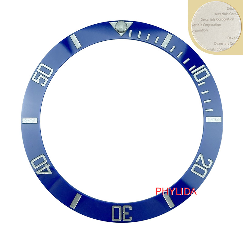 38mm Blue Ceramics SUB Diver Watch Bezel Insert For 40-41mm Men’s Watch