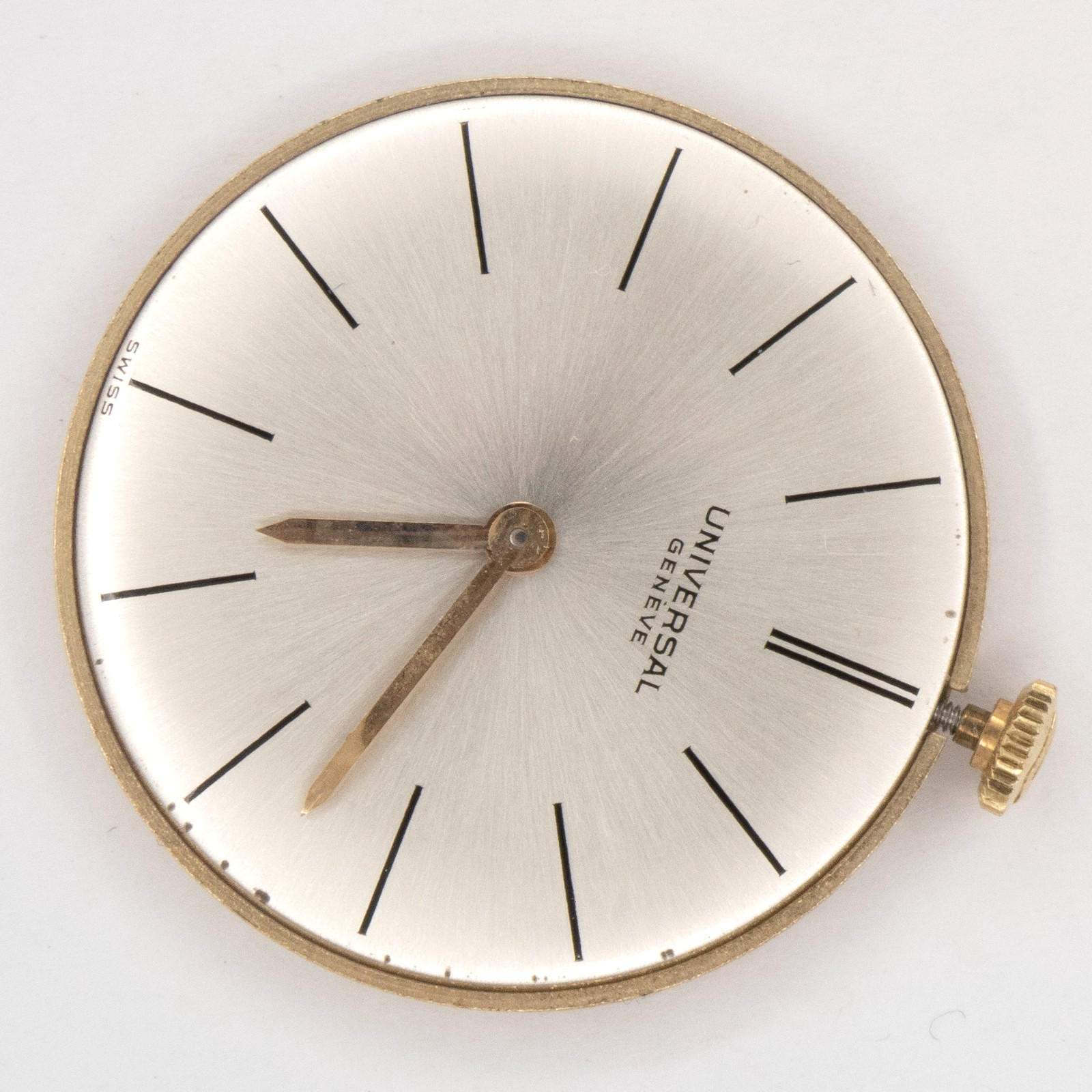 Vintage Universal Geneve Caliber 820 17-Jewel Wristwatch Movement, Runs