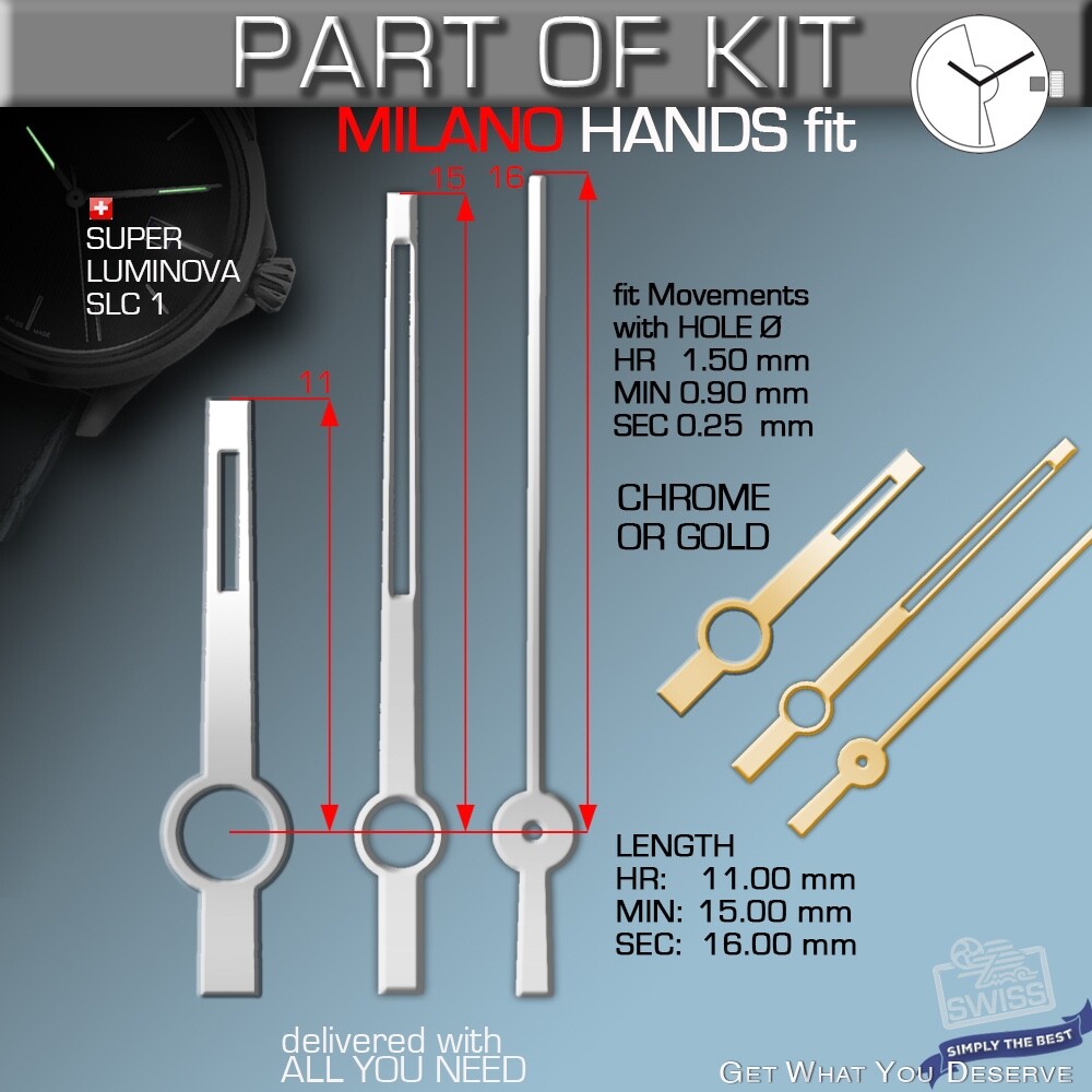 DO IT YOURSELF KIT: CLASSIC CASE Ø 40 MM – FIT ETA 2834 KIT: 6 VARIATIONS