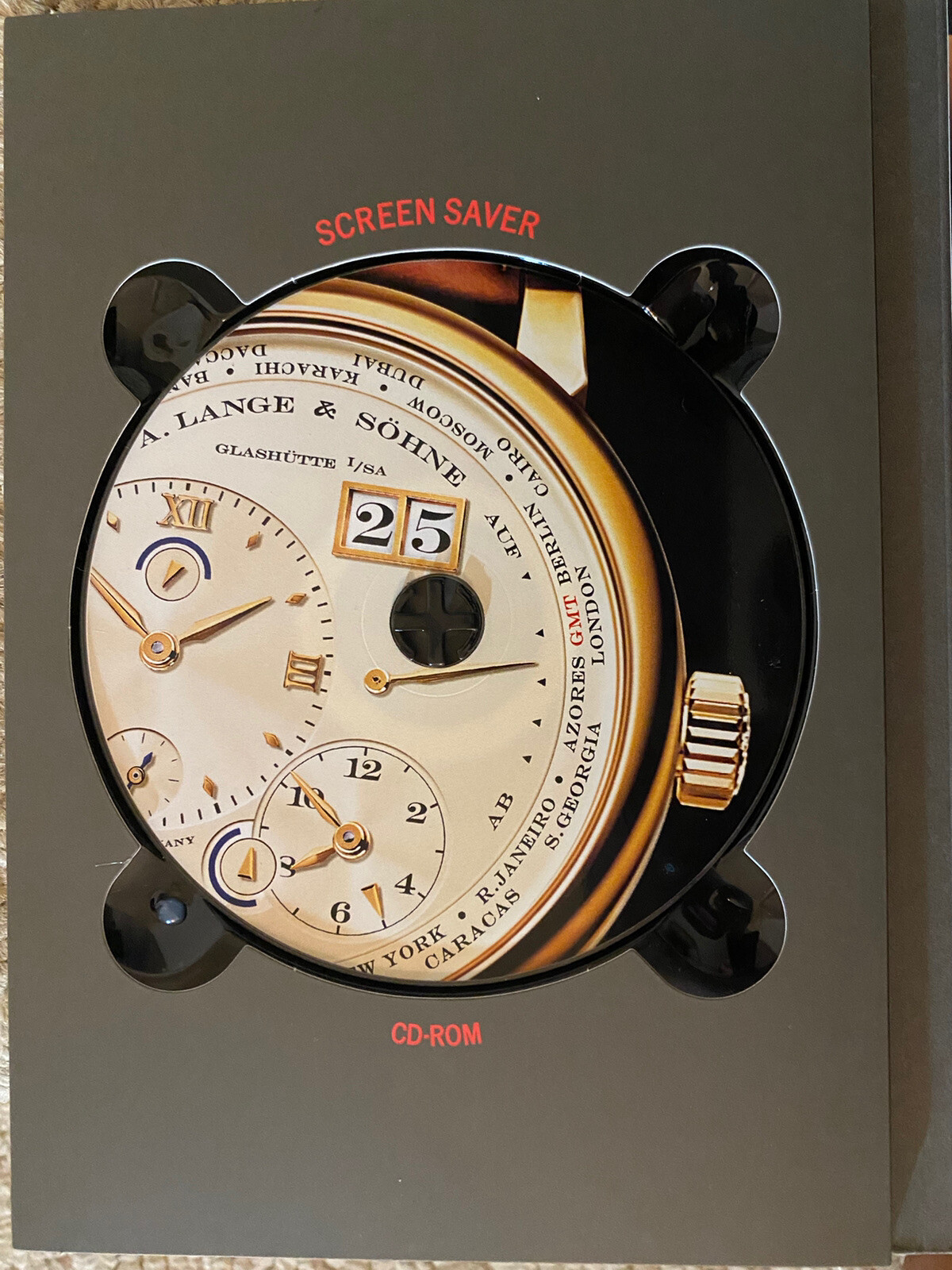 A. Lange & Sohne Collectible 2005 Lange 1 Time Zone Animation DVD’s