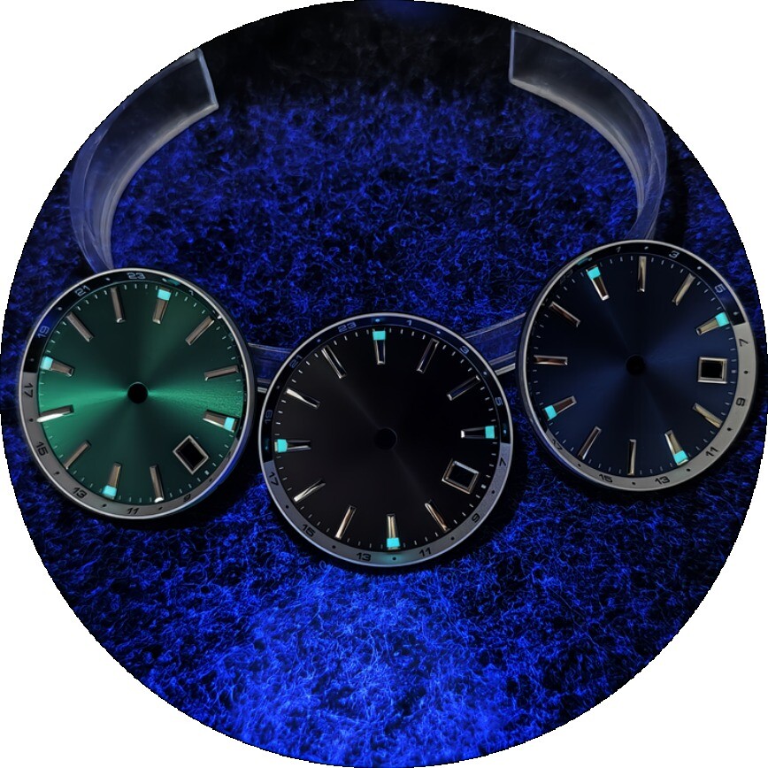 NH34 Dial 32mm GS Dial BGW9 Lume Fits NH34 Movement Watch Accessories Watch Dial