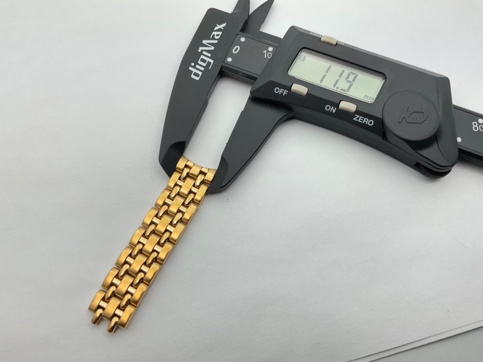 Raymond Weil 5860 Gold plated CONTINUOUS partial band 12mm