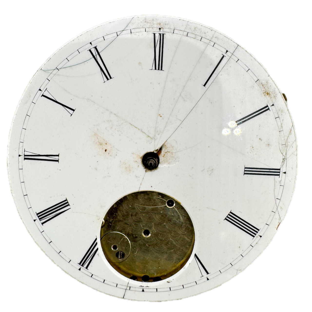 Antique 14s Auguste Saltzman H. O. Hurlburt Key Wind Pocket Watch Movement