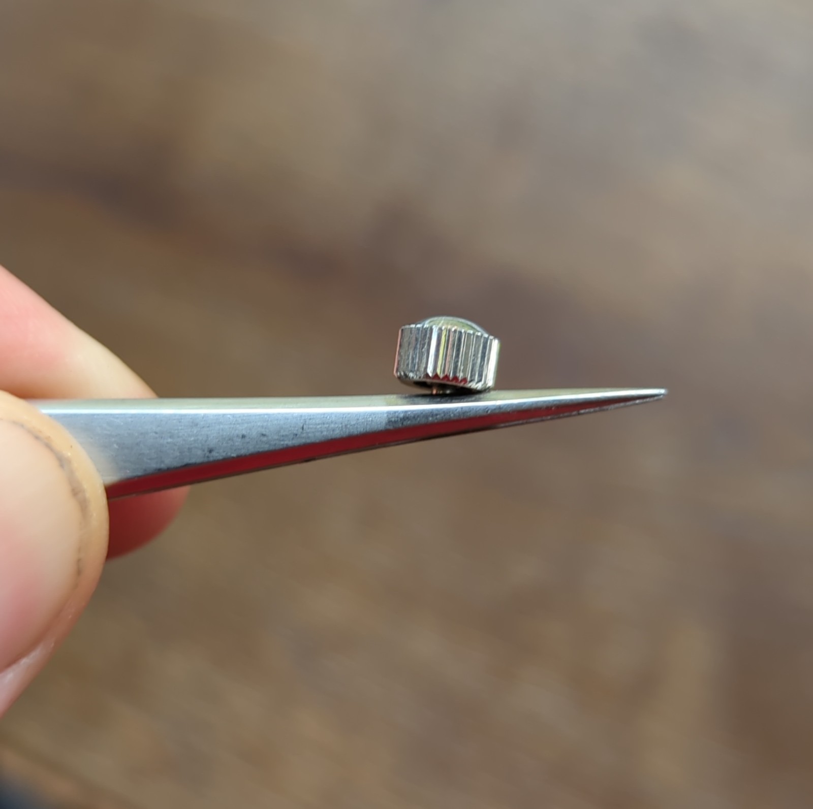 6.6mm Meco 1960s Diver Steel Watch Crown Part Tap 1.1 (E70)