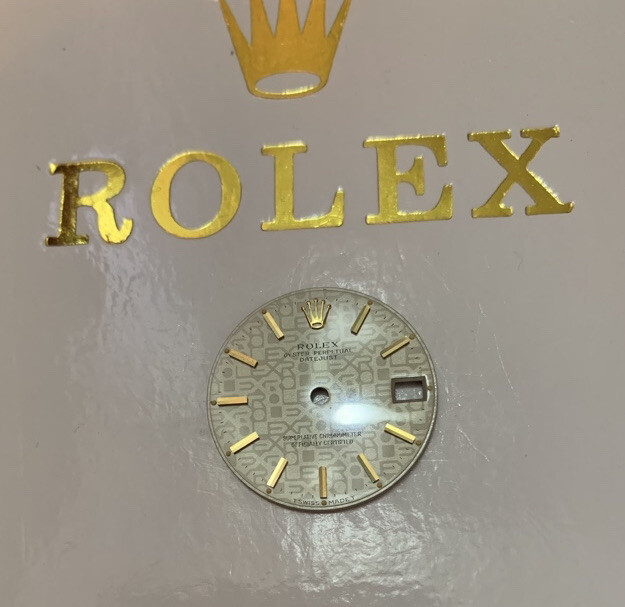 Authentic Rolex Datejust 31mm Gold Jubilee Dial Pie Pan Genuine Mint Condition