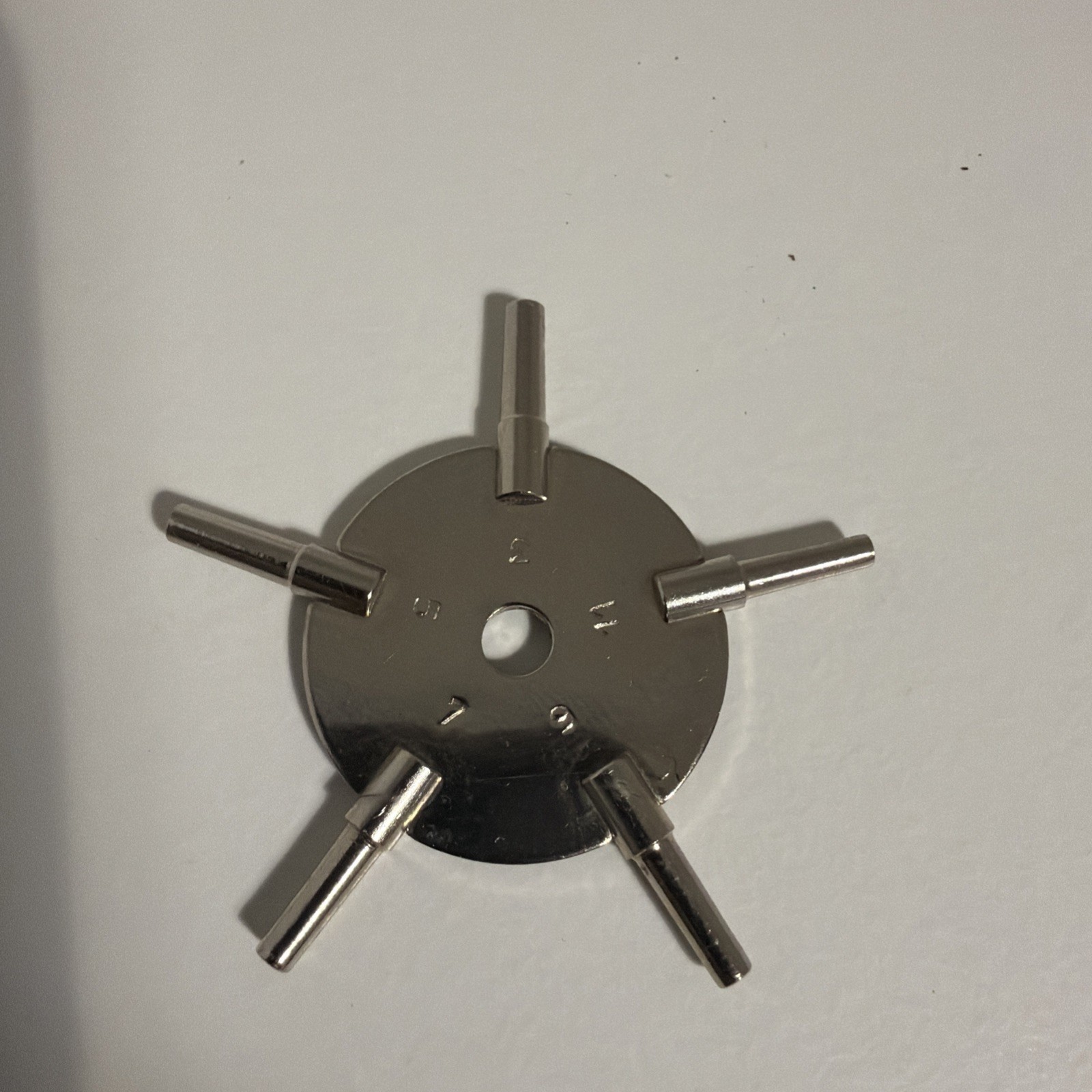 Pocket Watch Key for Winding & Setting 5 Prong with Odd Sizes 3-11