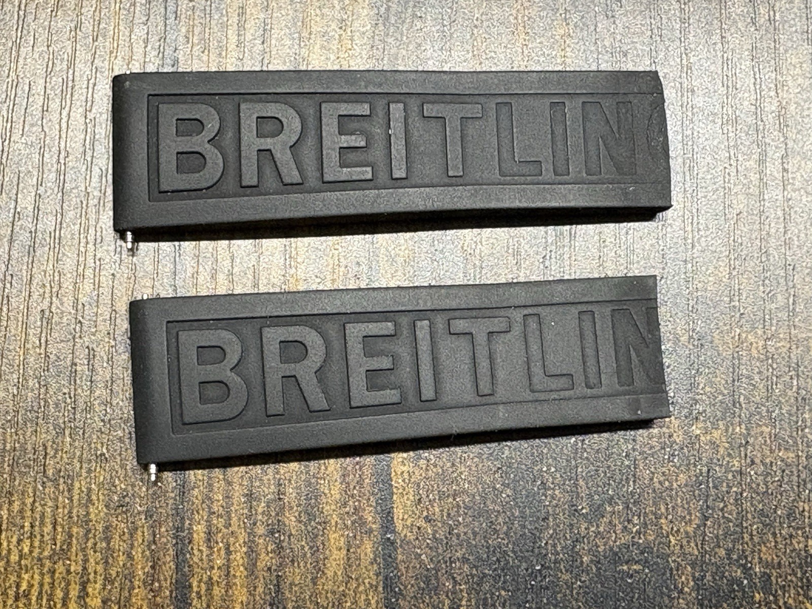 Authenticity Breitling 20mm Black Rubber Strap For Deployment Buckle