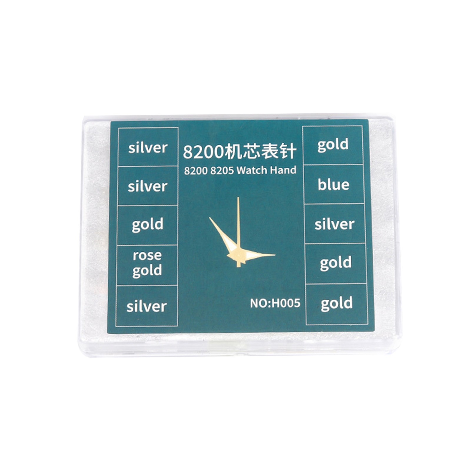 Alloy Watch Hands Needles Pins Assortment Kit For Miyota 8200 8205 Movement