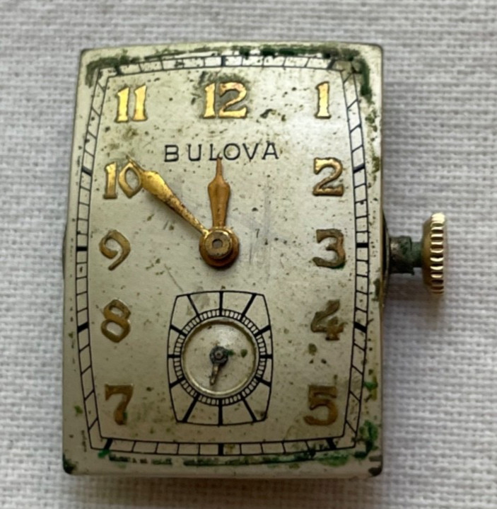 Bulova 8AE – movement for mens watch RUNS, lot0408