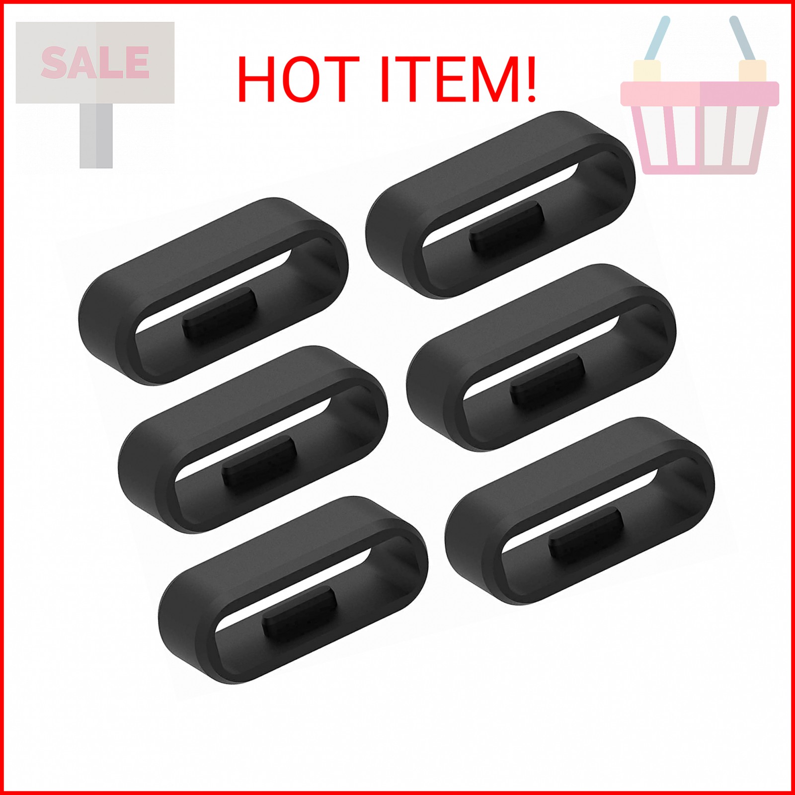 Fastener Rings Compatible for Garmin vivosport/Approach X10,X40/Forerunner 255S,