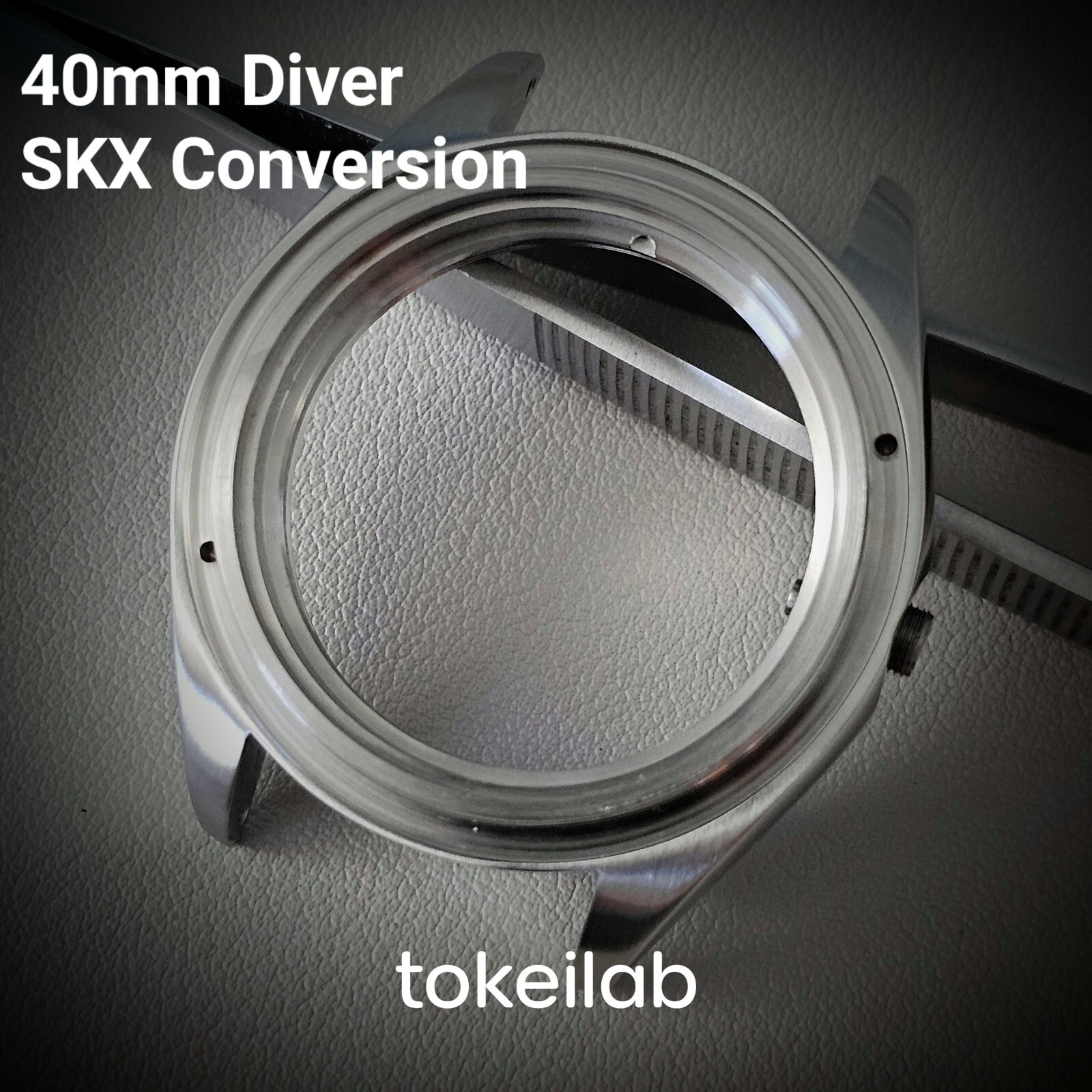 Case 40mm Diver SKX Conversion + Bracelet NH35 NH36 SEIKO SKX007 SKX