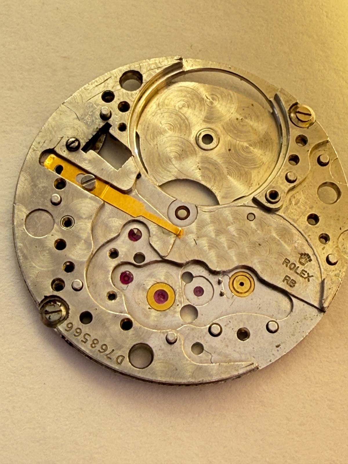 Genuine Rolex 1570 1530 1555 1556 Caliber Main Plate for Watch Movement perfect