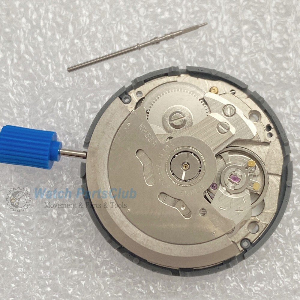 NEW Japan Made NH35 NH35A Automatic Watch Movement Date at 3 White Date Disc