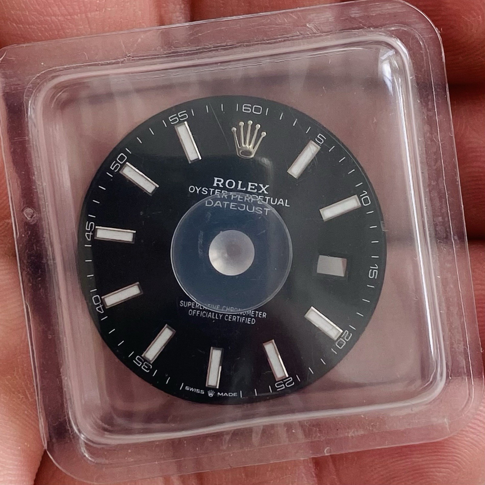 Rolex NOS Black Dial For Datejust 41mm Model Ref 126300 & 126334