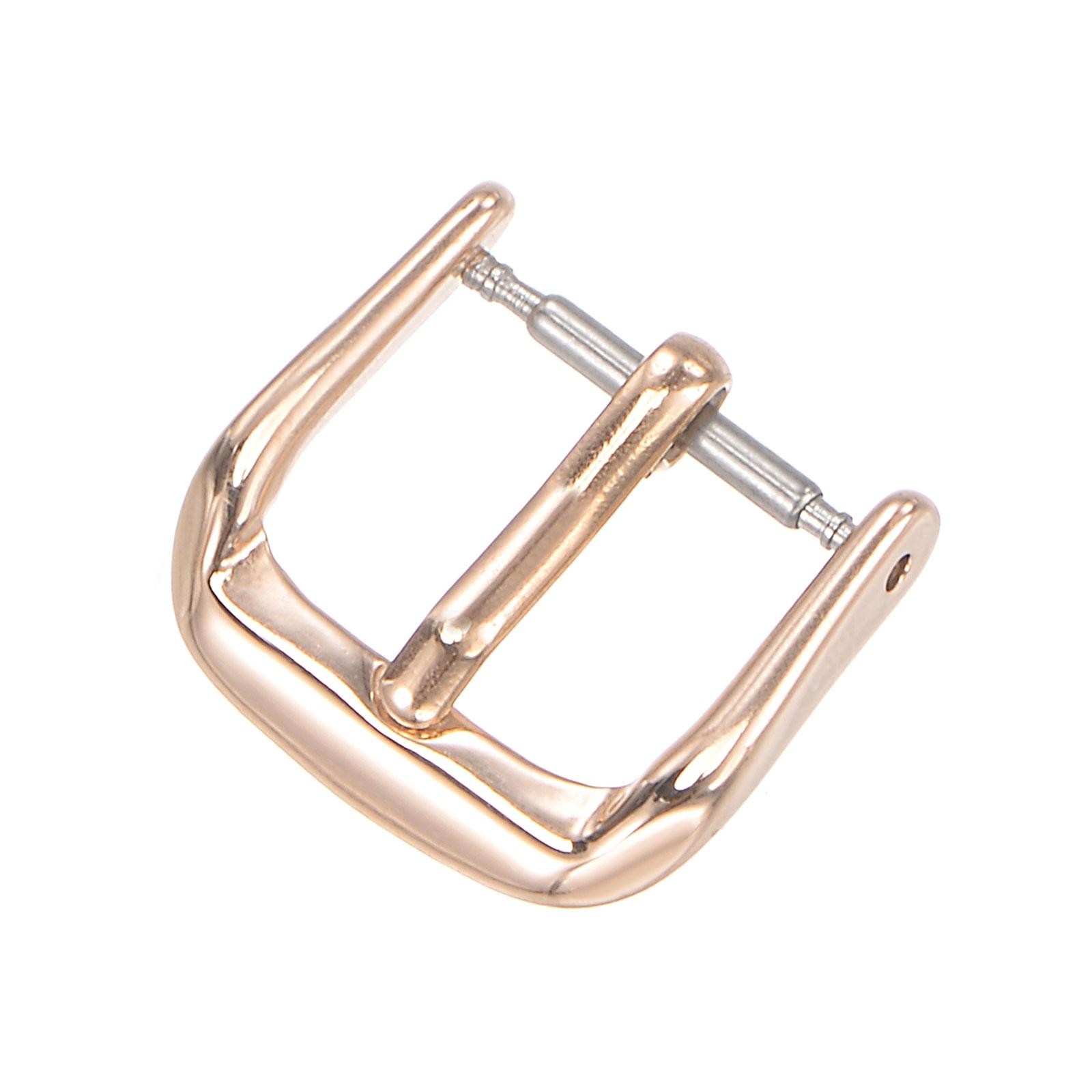 Buckle Strap Watch, 316 Polished Stainless Steel, Rose Gold Tone for 12mm