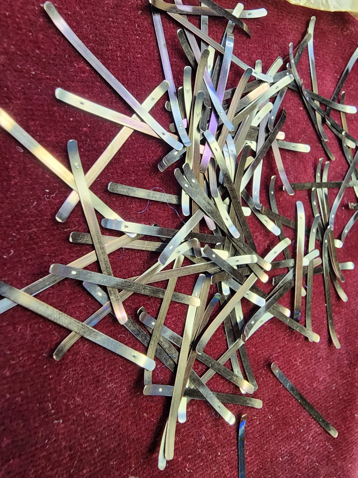 Lot 144 – Vintage Watch Parts – Partial Pack of Steel Bridges/Levers – Pre-owned