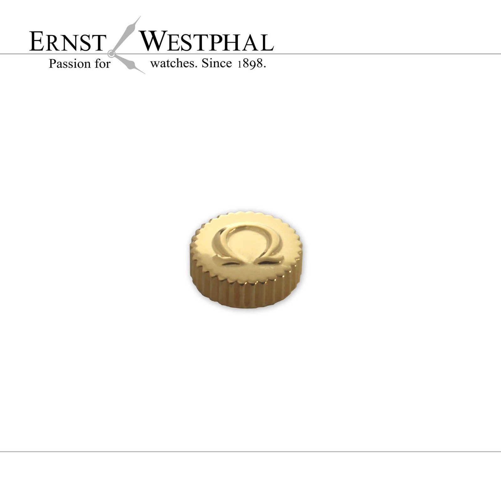 Genuine Omega crown 3.70 x 1.50 mm, yellow – 22023SX
