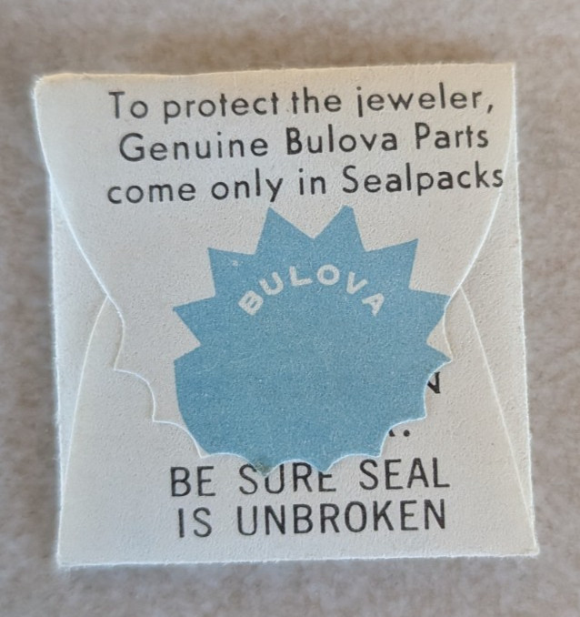 NEW Bulova Cal. 10CSC Upper & Lower Shock Resistant Cap Jewel Part# 111B 112B