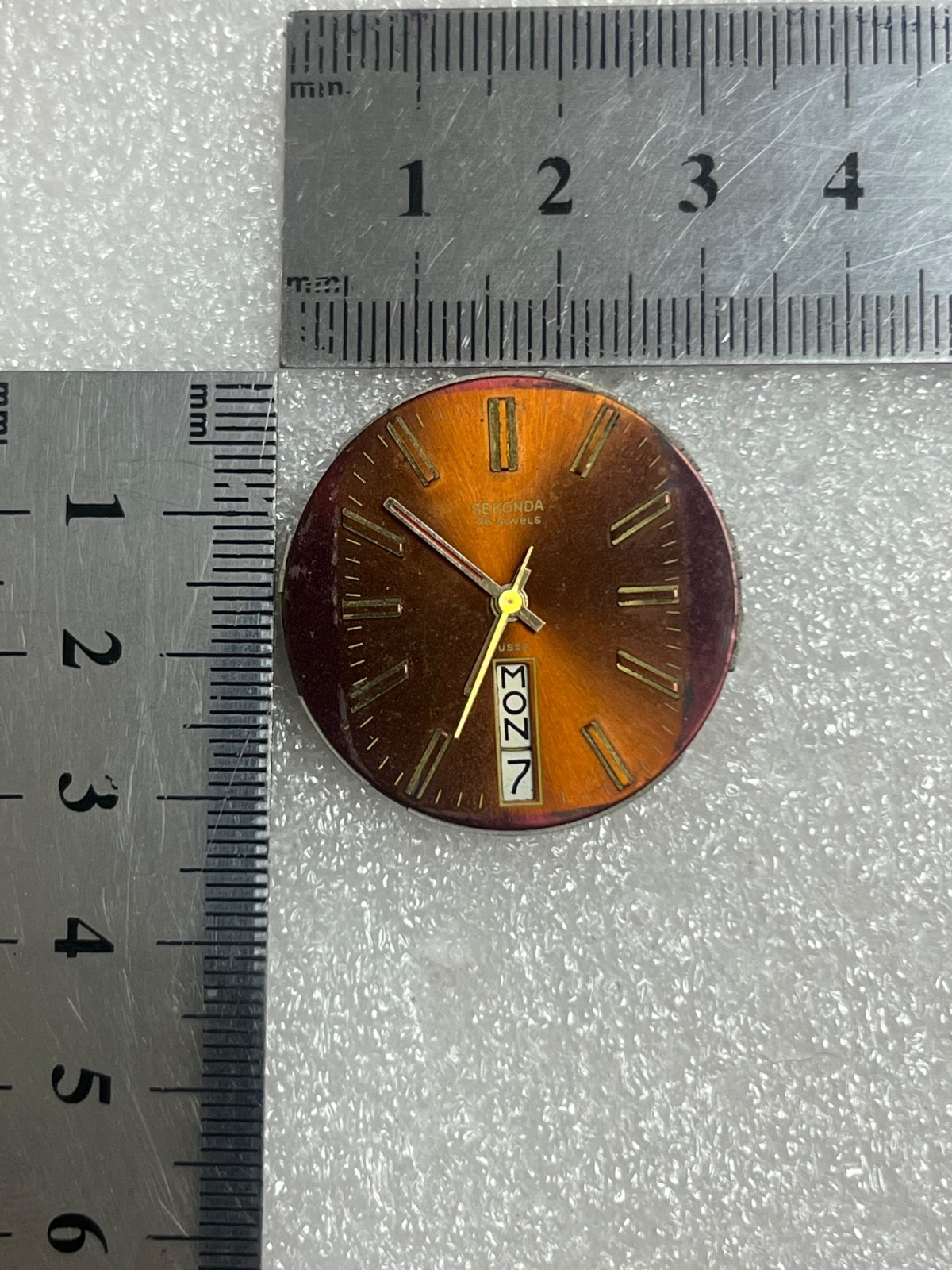 Vintage Watch movement ( mechanism) Slava Sekonda Fridge Soviet USSR. FOR PARTS