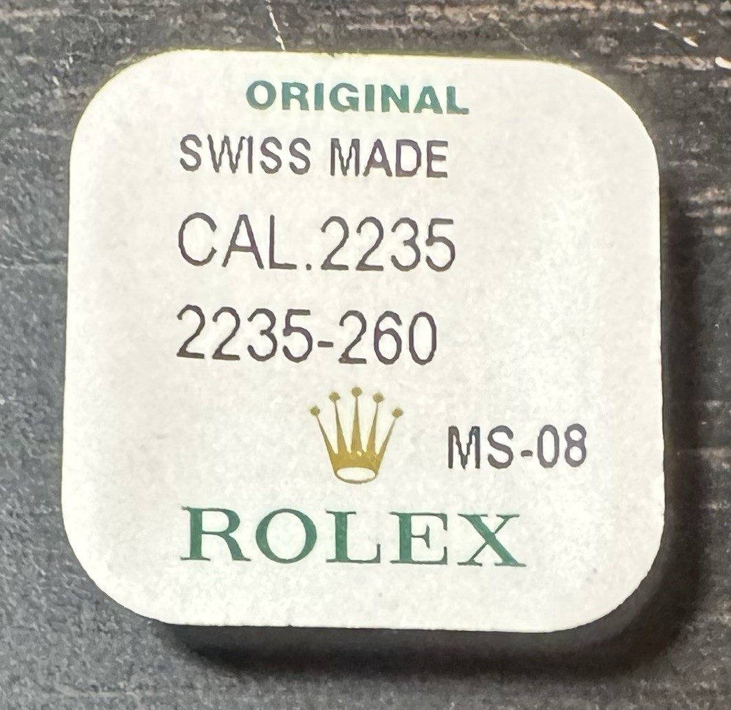 Rolex Cal. 2235 Part 260 Minute Wheel 2235-260