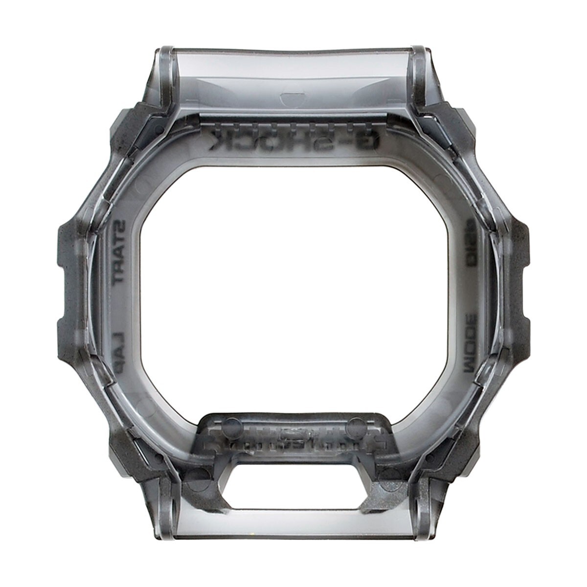 Genuine Watch Band Bezel Shell GBD-200SM-1A6 Translucent Gray Rubber Cover