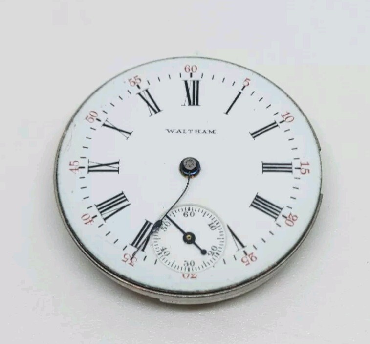 1901 Waltham Model 1891 Grade Seaside 7J 0s Pocket Watch Movement For Repair