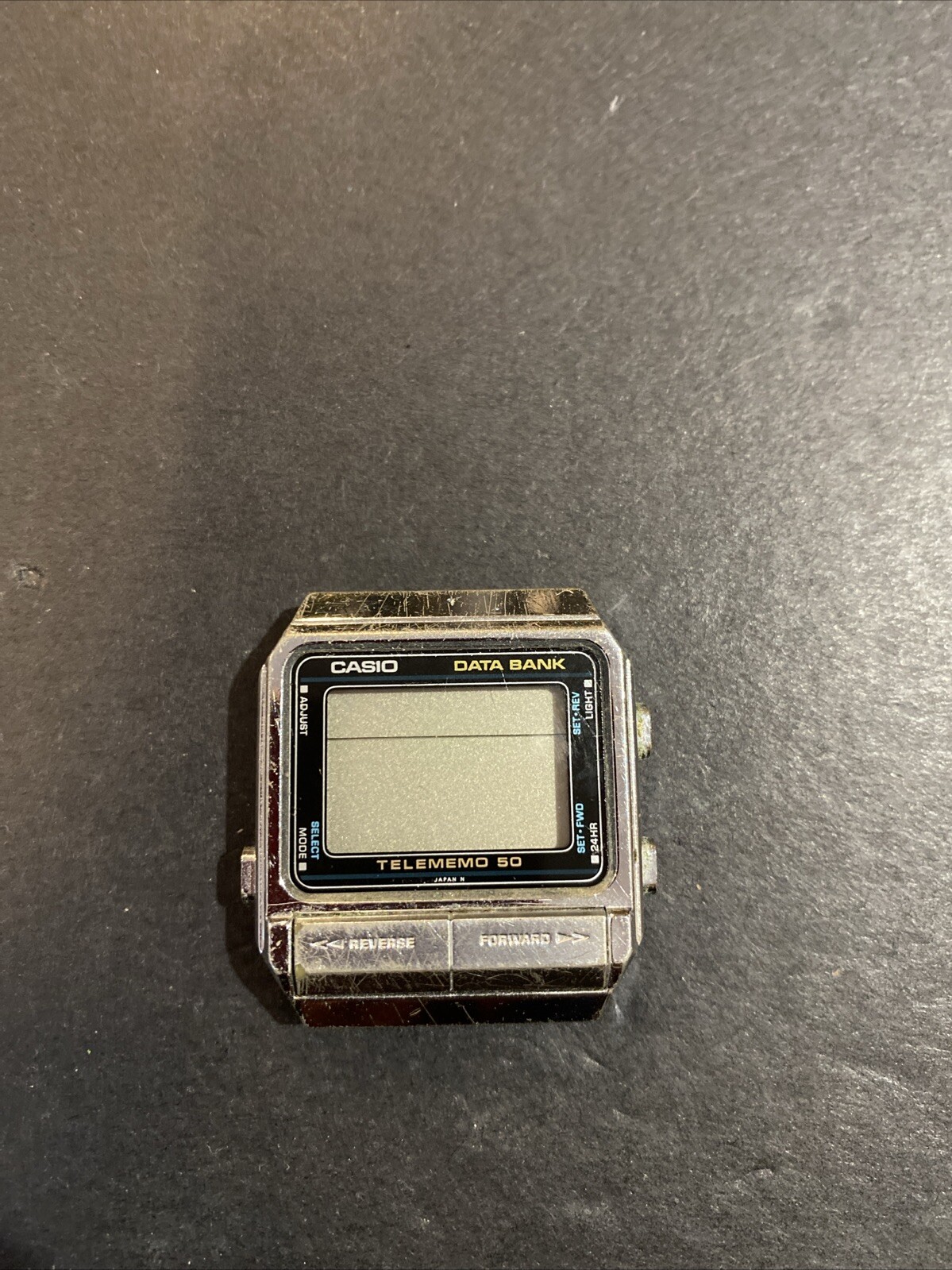 Casio Data Bank 262 DB-510 Quartz Digital Vintage Watch For Parts