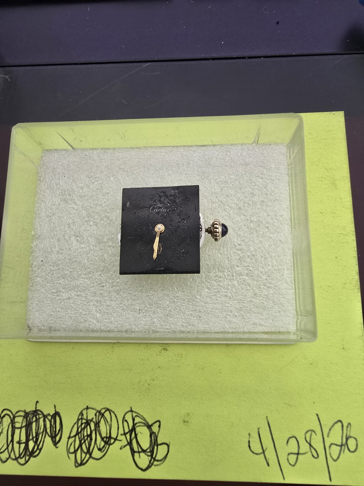 Must De Cartier Tank Watch Movement