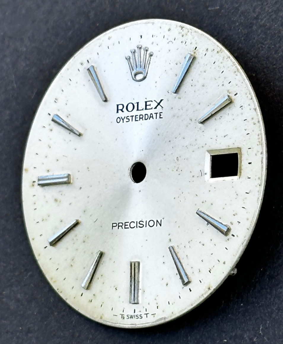 Vintage Rolex Oysterdate Precision Watch Dial for 6694