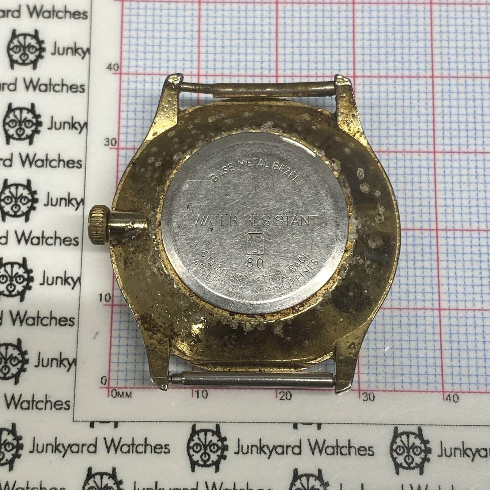 Vintage Acqua Water Resistant T 80 Watch Movement Repair Parts Mechanical