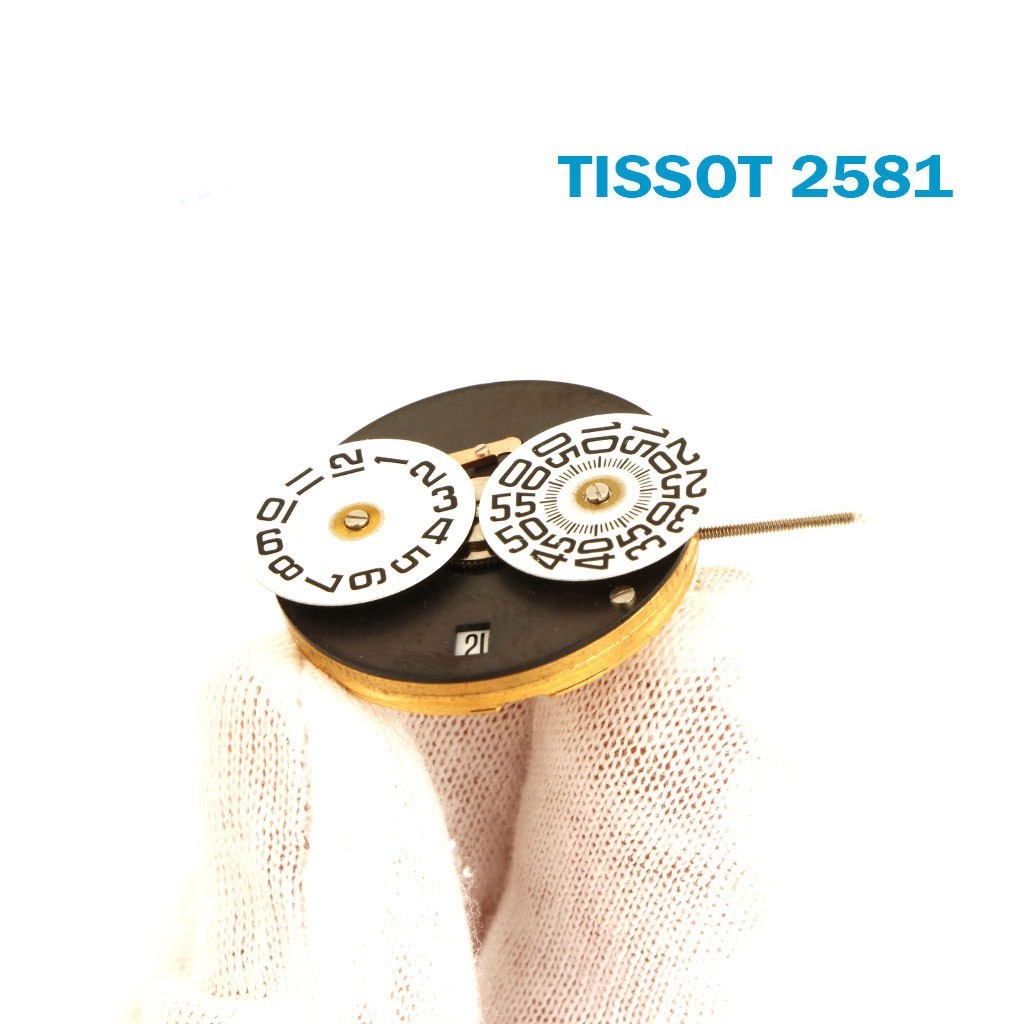 TISSOT 2581 Swiss Automatic Movement – White Date Disk .