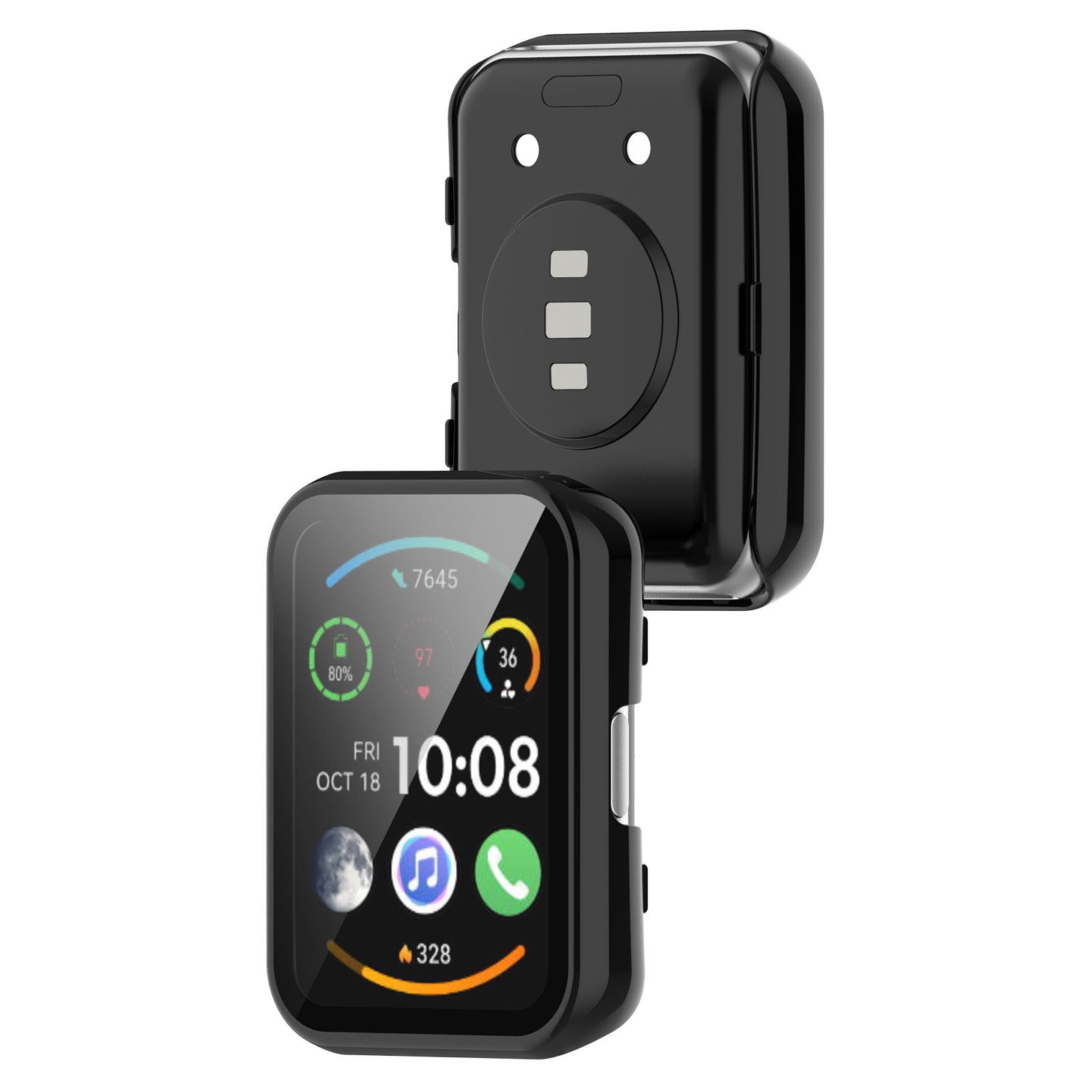 PC+Tempered Film Protective Case for Huawei Watch Fit Special Edition (B39)