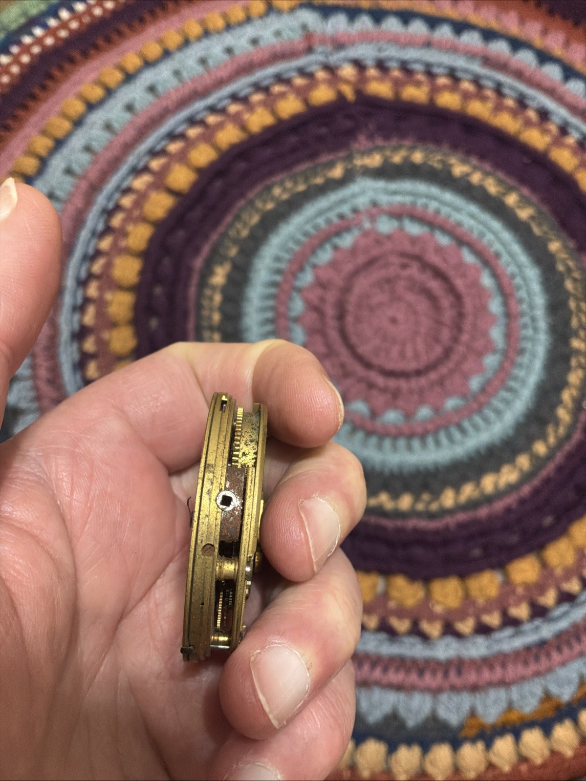 Antique Columbus Watch Co. 18s Pocket Watch Movement For Parts or Repair