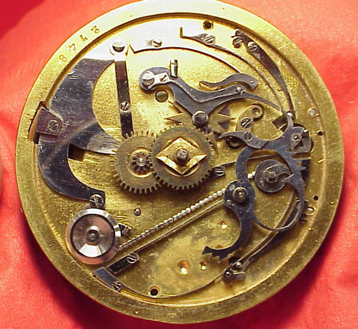 Vintage 52MM BREGUET ET FILS # 22748 1/4 REPEATER FUSEE POCKET WATCH MOVEMENT