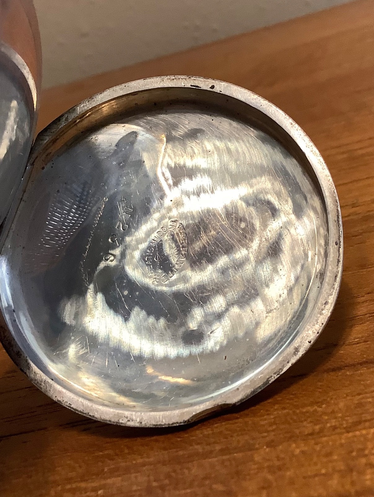 Fahys Coin Silver Engraved Pocket Watch Case 16s Full Hunter Key Wind Cuvette