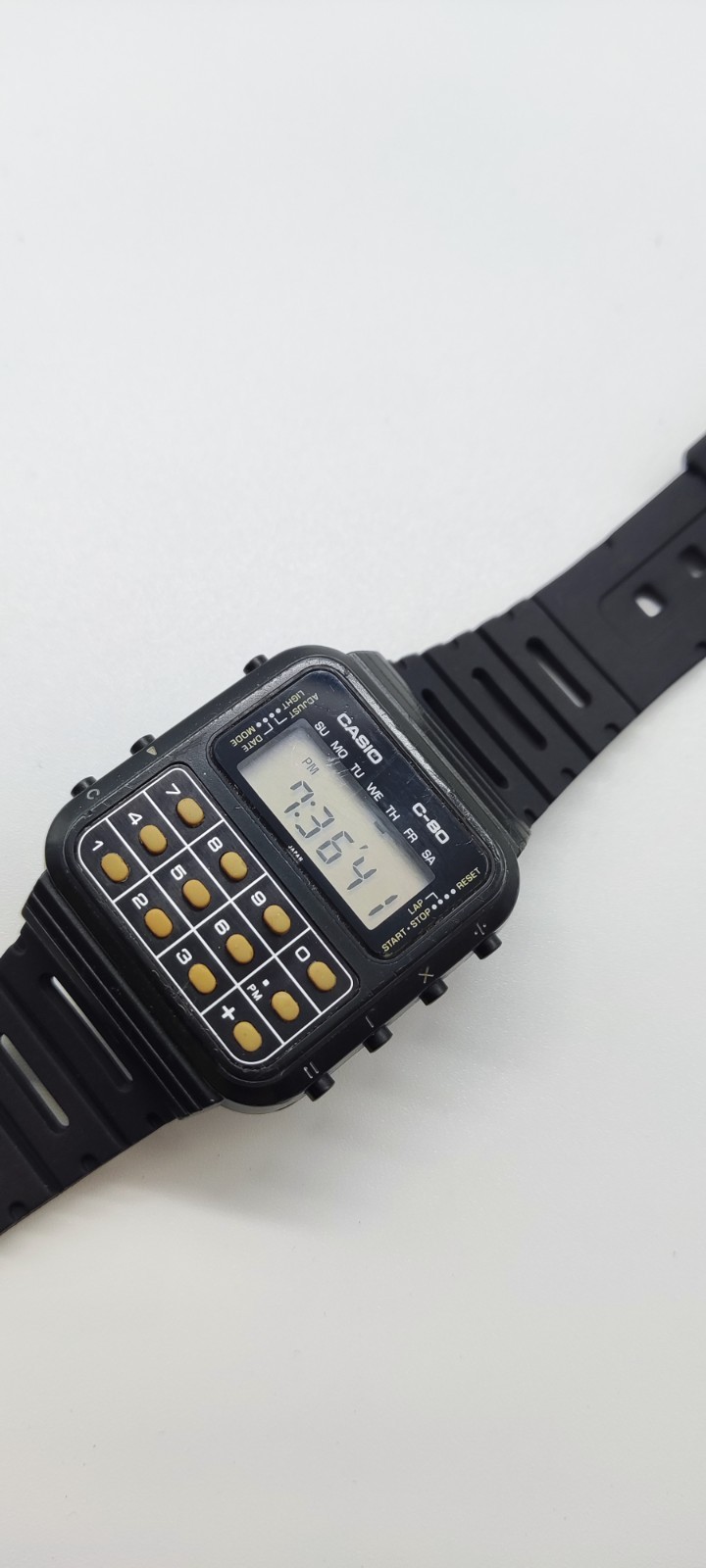 Casio C-80 Vintage Calculator Watch made in Japan – New Battery & Strap
