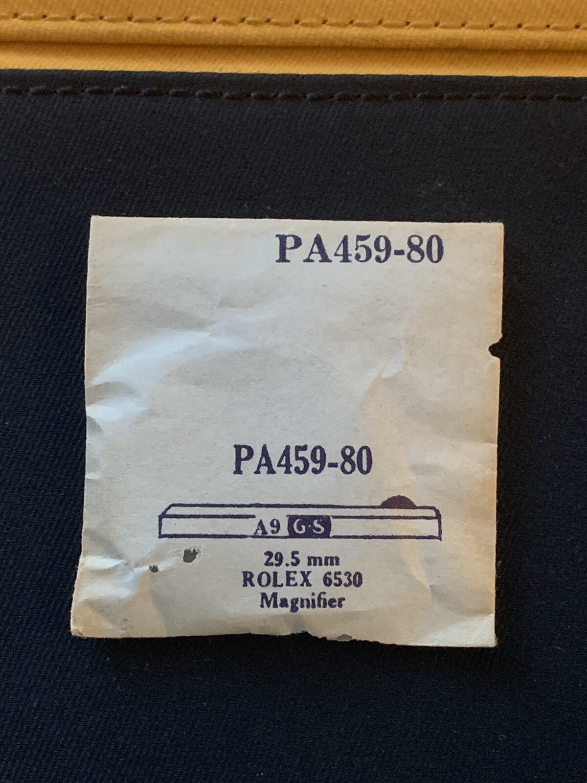 Rolex 6530 crystal PA459-80 29.5 mm Cyclops Magnifier