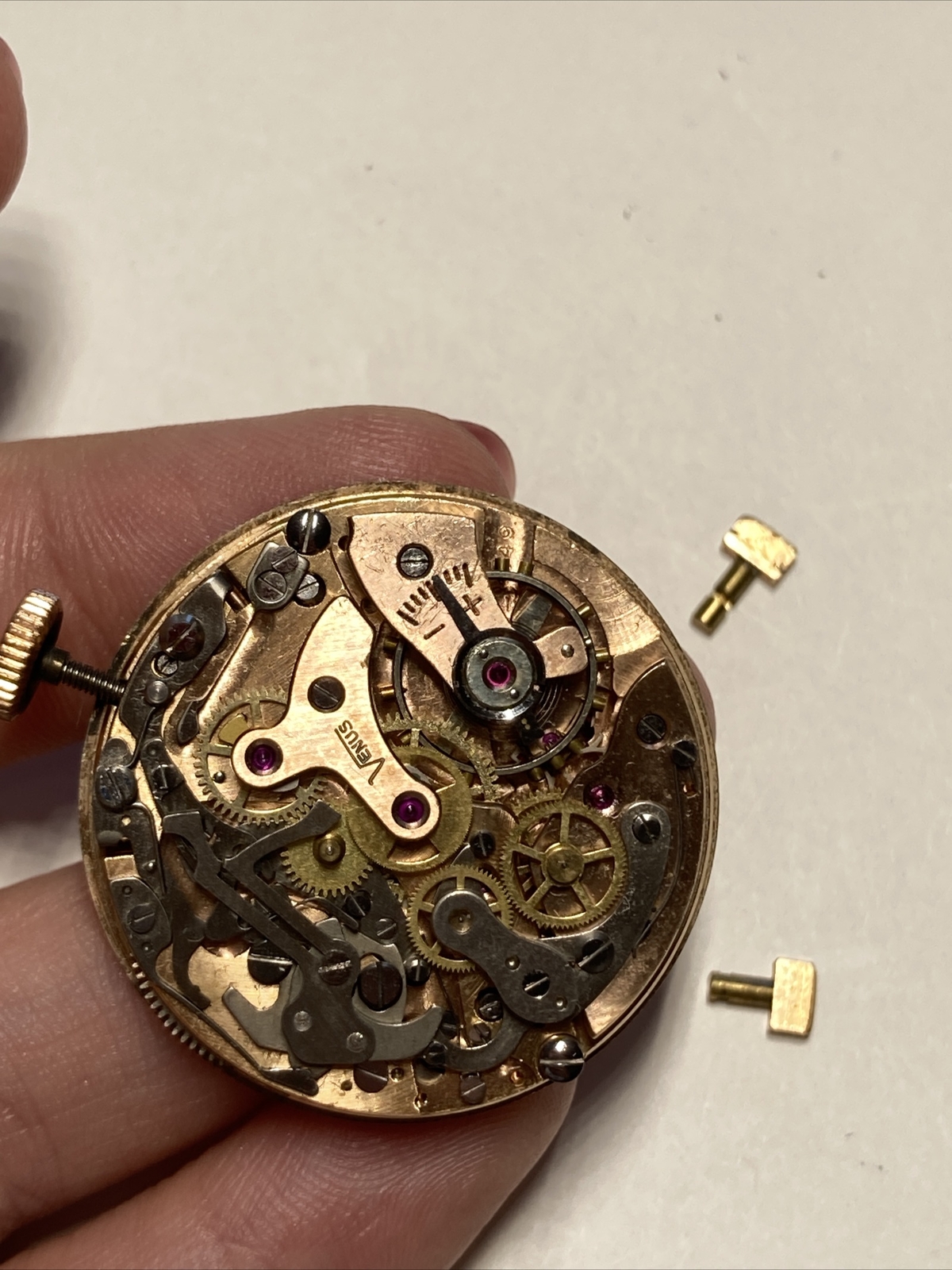 Collectible VENUS Chronograph Cal 149 17 Rubies Swiss Watch Movement
