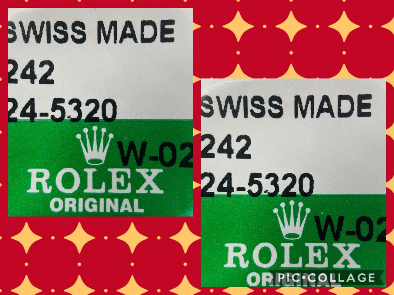 ROLEX FACTORY NEW SEALED STEEL TWO / 2 TUBE SETs 24 5320 0