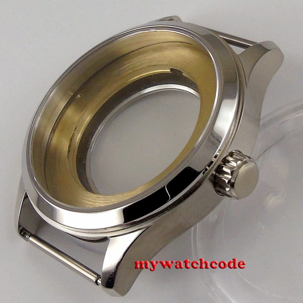 42mm 316L solid steel Watch Case fit Miyota 8215 2813 NH35 NH36 (case+dial+hand)