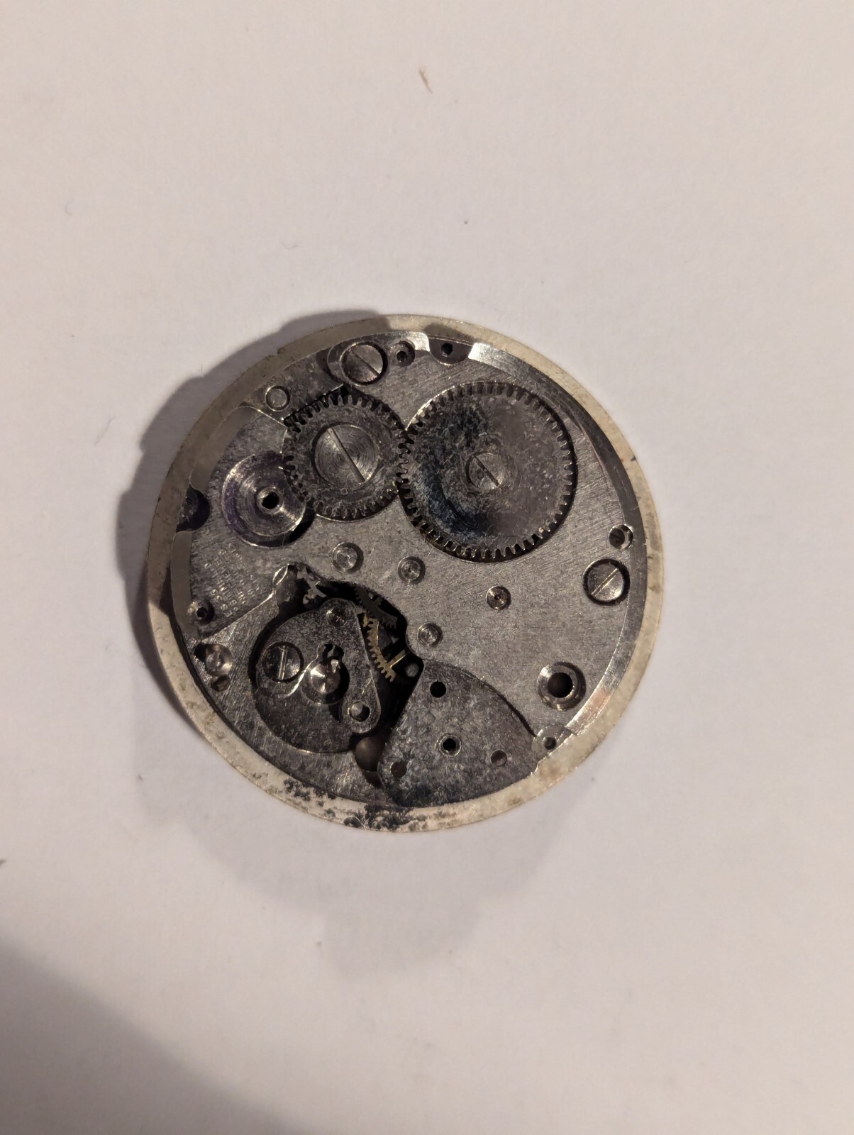Vintage ES 55 Mechanical Watch Movement (Incomplete)