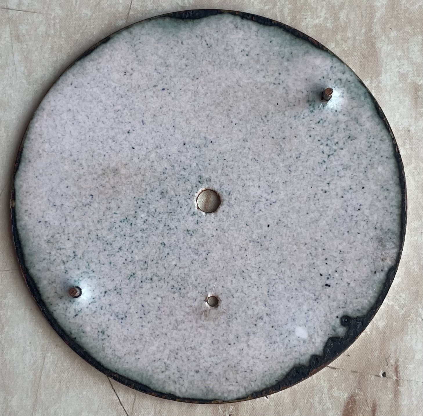 Original Swiss Antique Porcelain Dial for Pocket Watch Zenith Watch-face 44mm