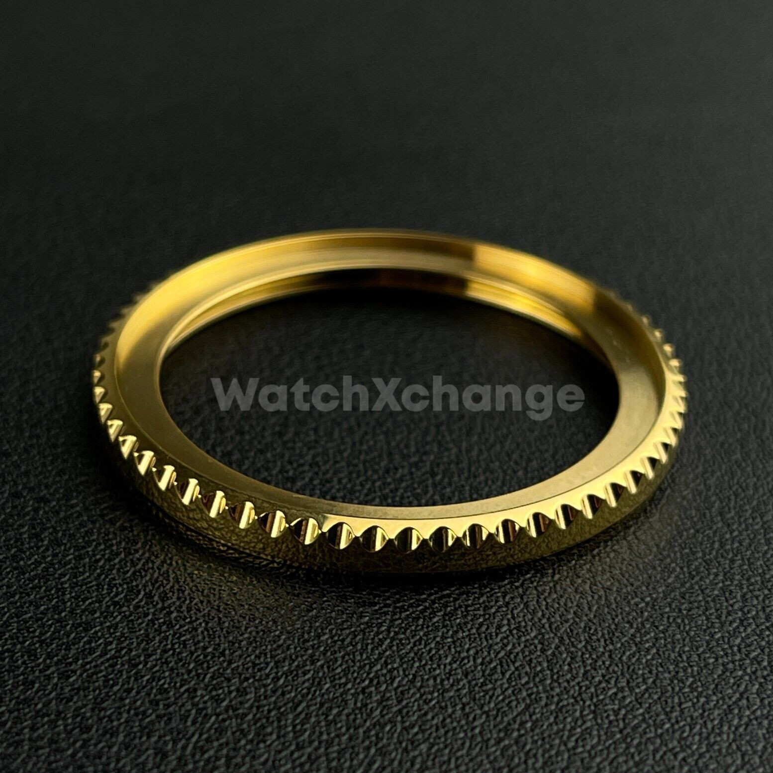Gold Sub Style Edge Watch Bezels for Seiko SKX007 SKX011 SRPD Mod With Gasket