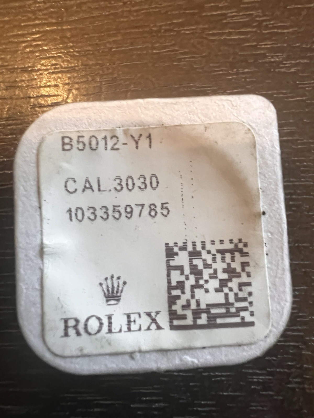 ROLEX 3035 5012 Great Wheel, Cal 3030 5012 Great Wheel Factory Sealed – NEW