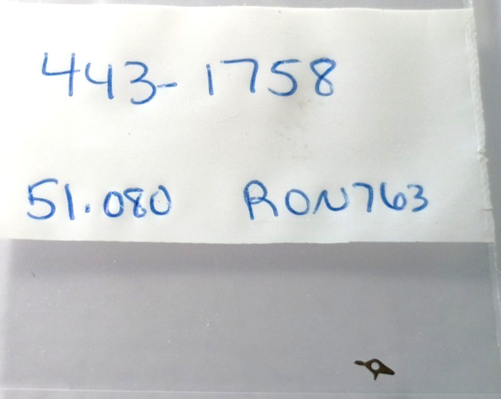 Ronda 726 751 752 753 756 762 763 Set Lever watch part #443/1758
